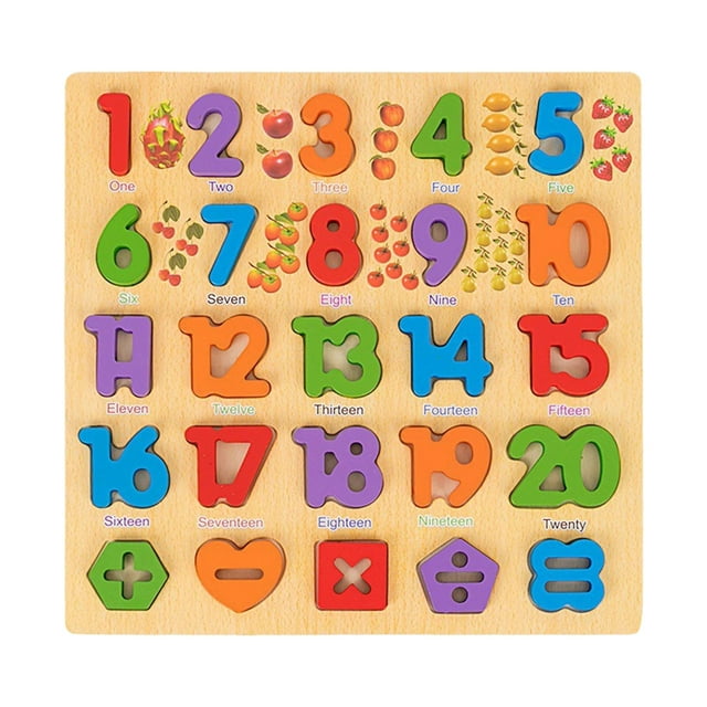 Rompecabezas del alfabeto, juguetes para niños, regalos Montessori, aprendizaje, rompecabezas de combinación multicolor. Rompecabezas de números