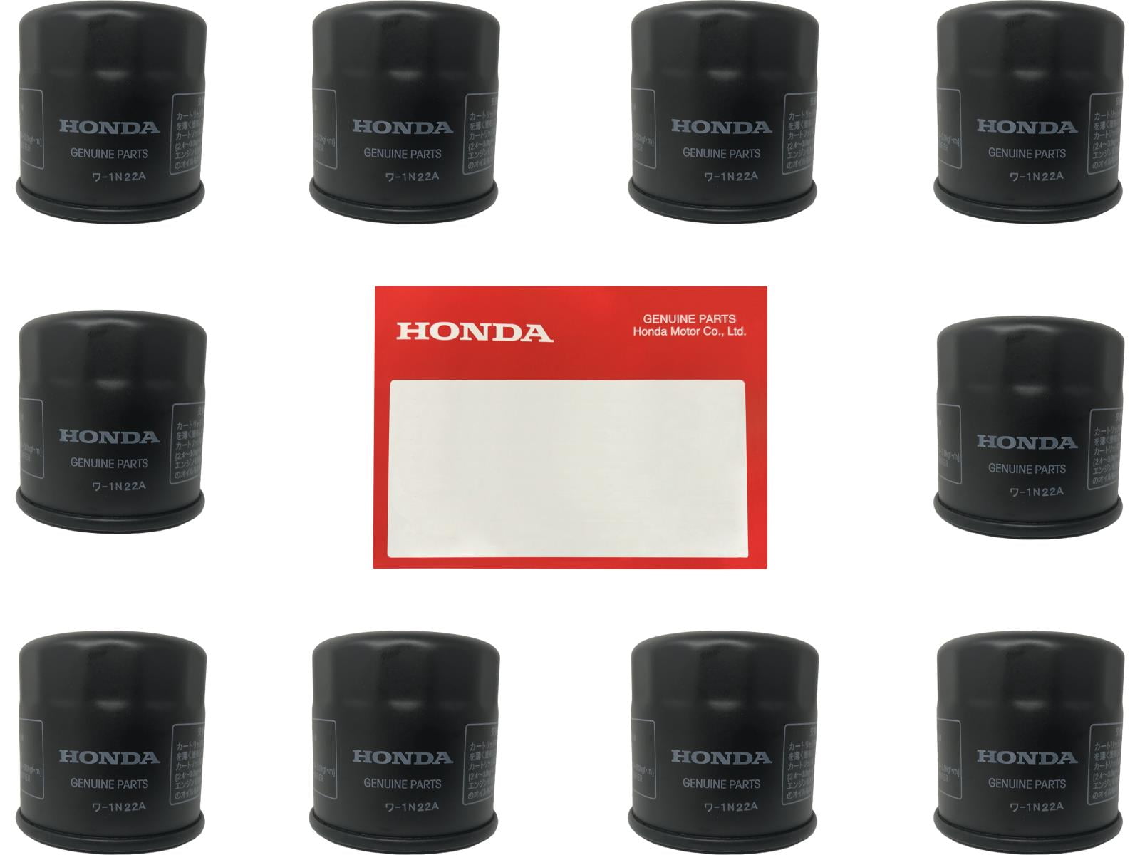 10 Pack Honda OEM Oil Filter 15410-MFJ-D02 replaces (15410-MFJ-D01 ...