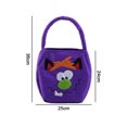 thumbnail image 2 of 2 Piezas Bolsas de Truco o Trato de Halloween para Niños Bolsas de Calabaza Reutilizables Bolsa de Lona para Halloween, 2 of 5