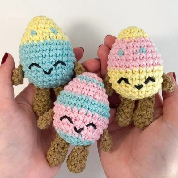 DIY Crochet Kit Happy Hoppy Easter Eggs PAK286