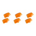 thumbnail image 3 of Transemion 1 Pair Light Lens Cover Guard Mud Tips for Yellow 52x100mm 3Set, 3 of 6