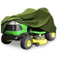 thumbnail image 1 of Kapsco Moto LTC12 54 in. Deluxe Riding Lawn Mower Tractor Cover Fits Decks, Green, 1 of 4