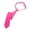 Hot Pink, variant on Men’s 20”x2.75” Banded Poly Satin Solid Color Adjustable Windsor Pre-tied Tie, Multiple Colors Available