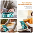 thumbnail image 5 of for iPhone 13 Pro Max Case, Flip Back Card Holder Case with Elastic Slot, Kickstand Slim Phone Case, Shockproof Protective Cover, Anti-Scratch Lightweight Drop Protection Case, Green, 5 of 7