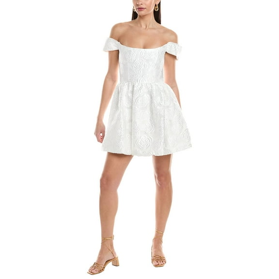 Amanda Uprichard womens Valentina Mini Dress, l, White