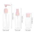 thumbnail image 2 of RENACLIPY 1Set Lightweight Plastic Travel Bottles for Cosmetics Leakproof Durable Multi Color, 2 of 8