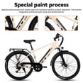 thumbnail image 6 of HILAND 26" Electric Bike for Adults with 500W Brushless Motor, 40Miles 20MPH Electric Mountain Bike with 36V 7.8AH Removable Battery UL2849,Beige, 6 of 7