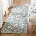 thumbnail image 2 of SAFAVIEH Jardin Tiphanie Floral Wool Runner Rug, Grey/Multi, 2'3" x 12', 2 of 8