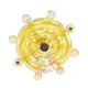 thumbnail image 2 of Rueda giratoria para loros, sonajero, jaula para pájaros, juguete interactivo, juguete portátil para hacer ejercicio, juguete de enriquecimiento para Amarillo, 2 of 8