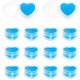 thumbnail image 1 of 12 piezas de cera de pintura de diamante para bricolaje, arcilla de pegamento en forma de corazón, caja de almacenamiento de cera de diamante transparente Sincero Hogar, 1 of 6
