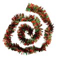 thumbnail image 1 of Tinsel Garland Metallic (2 Pack, 15 ft ea) Holiday Streamers Christmas Tree Decoration, Big and Thin Strands (Red and Green Mix), 1 of 9