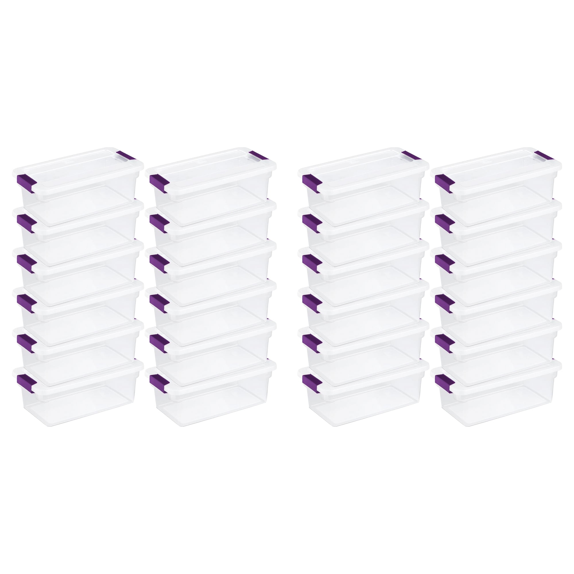 Pack of 24 Sterilite Quart Clear Plastic Storage Nigeria Ubuy