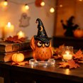 thumbnail image 5 of Halloween 2D Acrylic Witch Hat Bird Ornament, Flat Lightweight Desktop Decor Piece, Unique Spooky Craft Accessory for Table Shelf, Indoor Halloween Holiday Home Atmosphere Decoration, 5 of 7