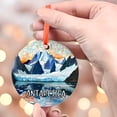 thumbnail image 4 of Custom Antarctica Ornament |Faux |Unique Souvenir |Vacation Travel Gift | Holiday Anniversary |Christmas Decor, Holiday Keepsake, Xmas Tree Hanging Decoration, Seasonal Gift Idea,, 4 of 5