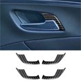 thumbnail image 1 of Real Bright Soft Car Interior Carbon Fiber Sticker Decoration4Pcs Carbon Fiber Interior Door Handle Cover For Chevrolet Impala 2014-2020Auto Car Protection Interior Accessories, 1 of 8