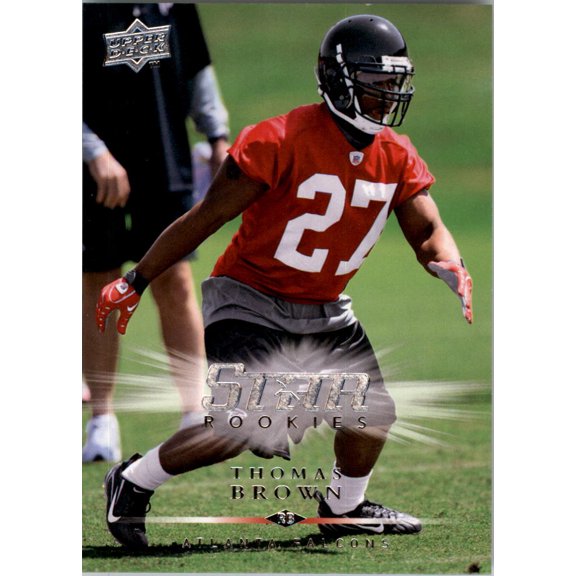 2008 Upper Deck #293 Thomas Brown RC NFL Football Trading Card