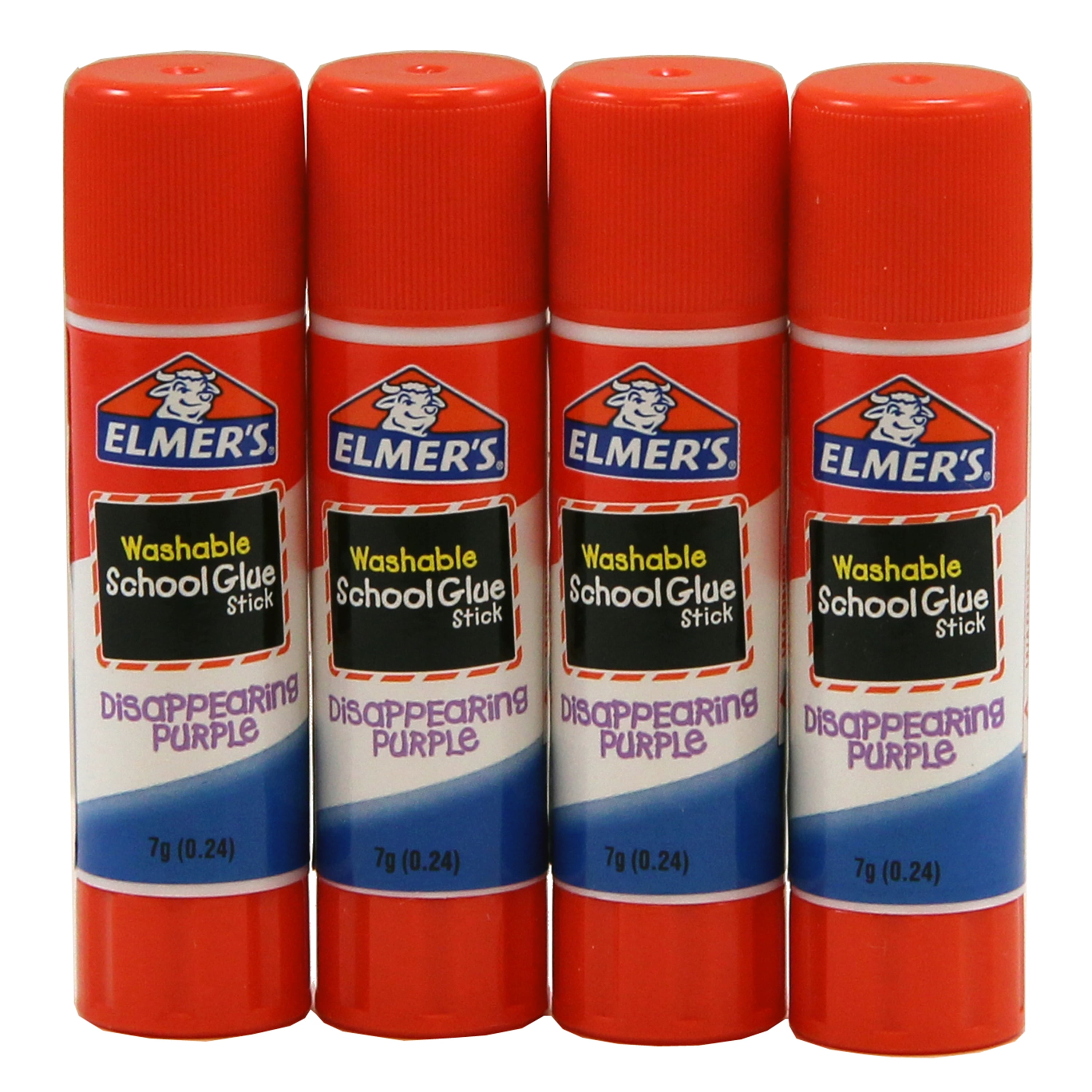 Elmer's Washable School Glue Sticks - Purple 4/Pkg-.24oz - 026000005432