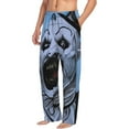thumbnail image 2 of Terrifier Pajama Pants for Men, Super Soft All over Print Lounge Pants Sleepwear Bottom with Pockets Drawstring, 2 of 8