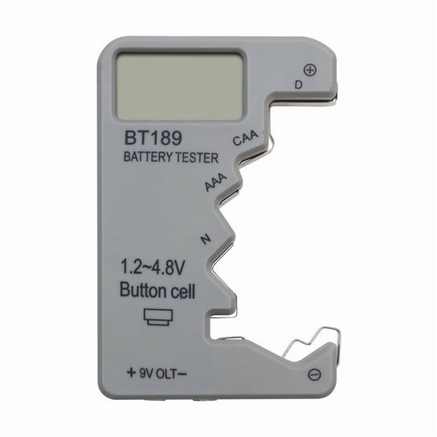 Medidor de capacidad con pantalla digital AA AAA 6F22 9V 1.5V. Pruebas precisas con visualización clara. Ideal para electrónica. Medición de alta precisión. Batería de larga duración. Diseño