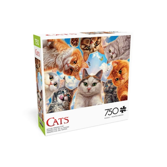 Buffalo Games Mouse Perspective 750-Piece 24 x 18-Inch Interlocking Jigsaw Puzzle for Adults Ages 14