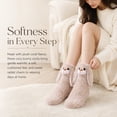 thumbnail image 6 of Funny 3D Rabbit Fuzzy Cozy Slipper Socks Gift for Women Teen Girl | Cute Animal Fluffy Thermal Socks Fun Rabbit Lovers Warm Gift Ideas for Birthday Valentines Easter Christmas Stocking Stuffer, 6 of 7
