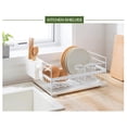 thumbnail image 2 of Organizador De Estantes De Cocina Platos Secado Fregadero Drenaje Almacenamiento De Cocina Encimera Utensilios Titular Inevent HA024250-00, 2 of 7