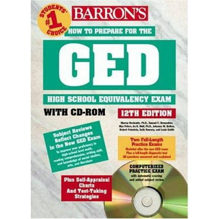 How to Prepare for the GED with CD-ROM (Barron's GED (W/CD)) [Paperback - Used]