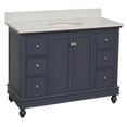 thumbnail image 5 of Bella 48" Bathroom Vanity with Marine Gray Cabinet and Quartz Top, 5 of 7