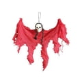 thumbnail image 1 of Skull Ghost Halloween Decorations Haunted House Horror Red, 1 of 5