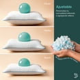 thumbnail image 2 of Almohadas Snow Cloud Dreamlab, Hipoalergenica, Tamaño Estandar, 4 Pack, 2 of 10
