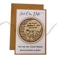 thumbnail image 4 of Rustic Wedding Save the Date Magnets Wooden Engraved Magnet 20 Personalized Wedding Announcement, 4 of 4