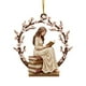 thumbnail image 2 of Kugachren Book Lover Gift, A Little Girl Reading Decorative Window Pendant with High-Definition Printing for Home Library Decor, 2 of 7
