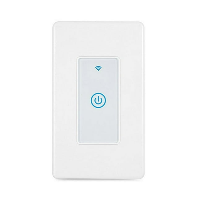 HLONK Interrupteur Lumineux Tactile Intelligent Wi-Fi Sans Fil Neutre Requis Contrôle par Application Ou Commande Vocale