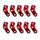 thumbnail image 1 of cámping Tienda de cuerdas Hebilla de cable para exteriores Equipo de toldo con cierre de 3 orificios Rojo 10 piezas Barbie Nuevos Originales, 1 of 7