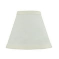 thumbnail image 3 of Aspen Creative 32110-2 Small Hardback Empire Shape Chandelier Clip-On Lamp Shade Set (2 Pack), Transitional Design in Off White, 6" bottom width (3" x 6" x 5"), 3 of 6