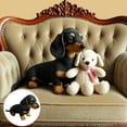 thumbnail image 2 of Cute Dachshund Plush Sofa Ornament, Handcrafted Ultra-Soft Dachshund Plush Toy For Comfort And Home Decor, Perfect Gift For Dog Lovers And All Occasions, 2 of 5
