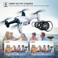 thumbnail image 3 of 4DRC V15-1080P Wifi FPV Drone with 1080P HD Camera, Headless Mode/3D Flips, RC Quadcopter for Beginners,Bluey, 3 of 12