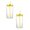 A147 D 2.4x5.5" 2Pack, variant on 2Pcs Heat Straw Glass Cup 400ML Cold Drink Cup Juice Cup With Lid Milk Cup Glass Texture Suitable For Beverage Use Coffee Cup Glass&Bottle