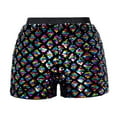 thumbnail image 2 of Sparkly Sequin Shorts for Women Elastic High Waist Shiny Metallic Sequins Hot Shorts Disco Party Clubwear, 2 of 3