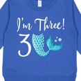 thumbnail image 3 of Inktastic 3rd Birthday Mermaid Party Toddler Sweatshirt, 3 of 4