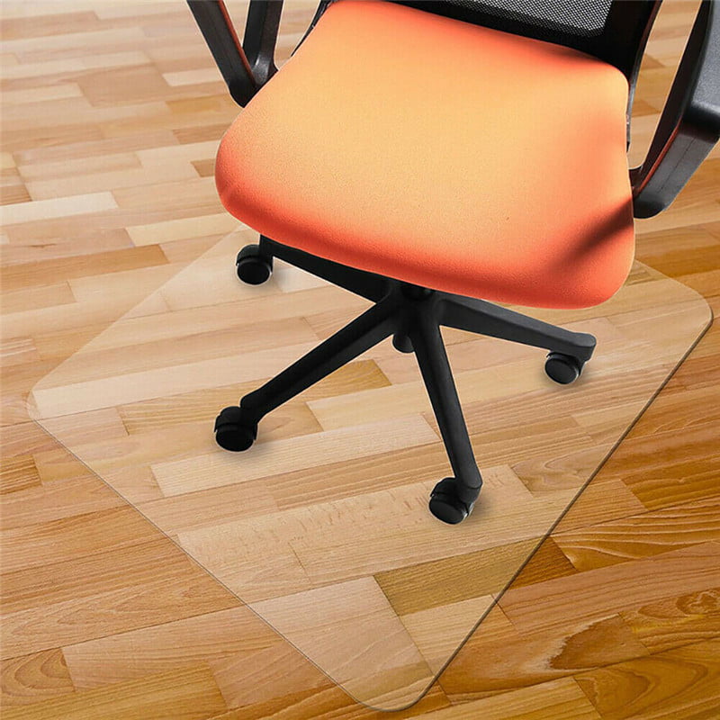 Computer Desk Plastic Vinyl Floor Mat, Vinyl Floor Protectors For Chairs