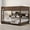 Wood, variant on Harper & Bright Designs Queen Over Queen Bunk Bed with Storage Cabinets and USB Ports, Solid Wood Bunk Bed Frame with Shelves for Adults, White