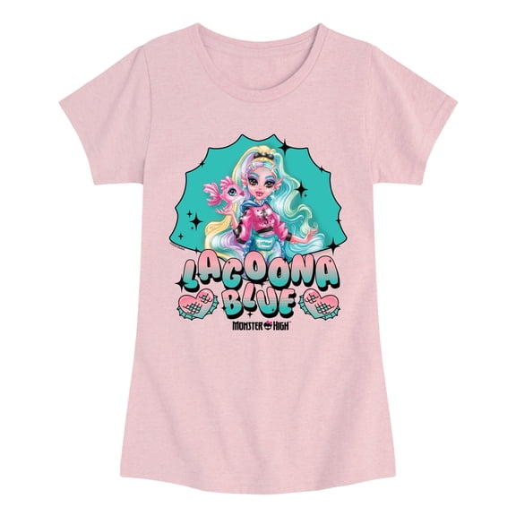Monster High - Lagoona Blue - Youth Girls Fitted Short Sleeve T-Shirt