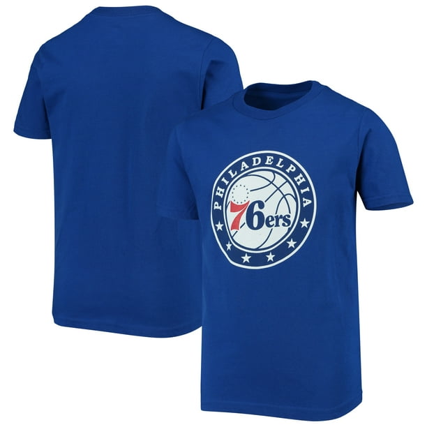 Philadelphia 76ers Youth Primary Logo T-Shirt - Royal - Walmart.com ...