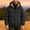 Black, variant on Xdegoge Mens Heavyweight Puffer Jacket Hooded Winter Coat Thick Quilted Outerwear Windproof Parka with Pockets for Cold Weather Snow Snowboard Ski