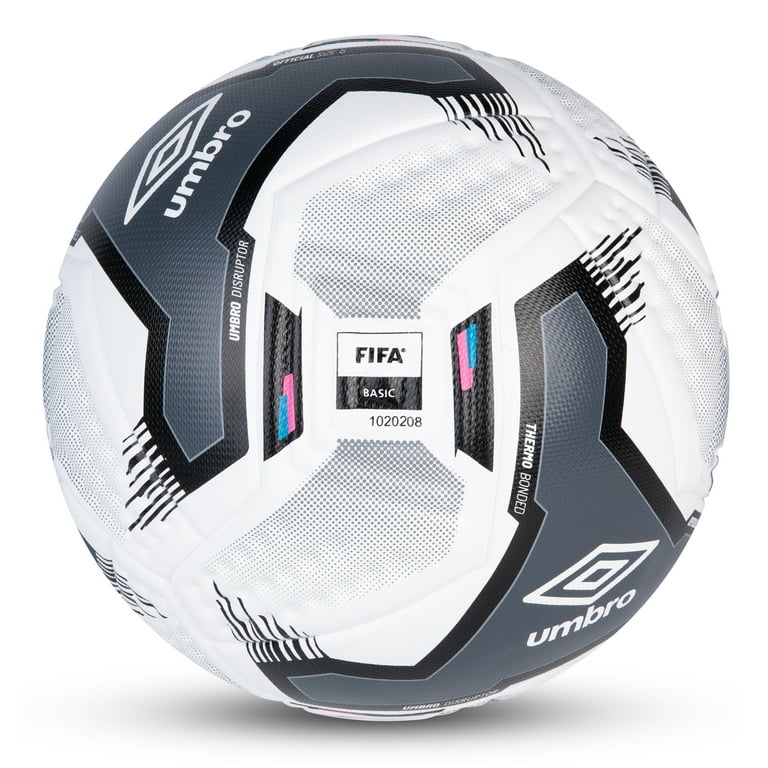 4 pack) Umbro Disruptor Size 5 Soccer Ball for Ages 13 Years and