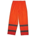 thumbnail image 2 of Ergodyne Glowear 8916 L Orange Rain Pants (25444), 2 of 2