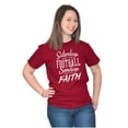 thumbnail image 3 of Fall Weekends for Football Faith Women's Plus Size Graphic Tee Brisco Brands 2X, 3 of 4