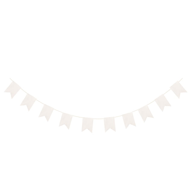 Pancarta decorativa Naiovety para fiestas de cumpleaños 0 Uds. Blanco 16.4 pies