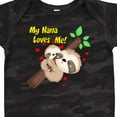 thumbnail image 4 of Inktastic My Nana Loves Me Boys or Girls Baby Bodysuit, 4 of 5